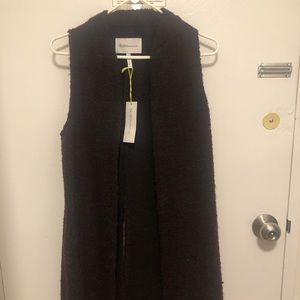 Brand New with Tags! BCBG long maroon vest